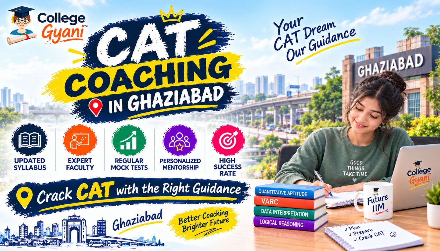 CAT Coaching in Ghaziabad for Better Preparation